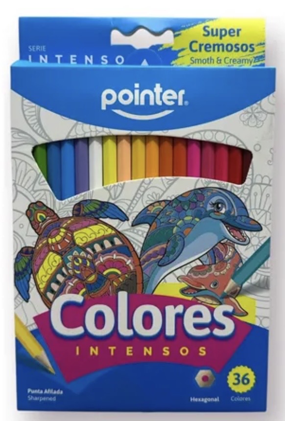 COLORES X 36 POINTER