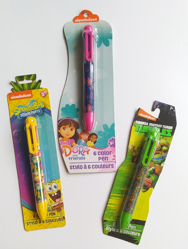 BOLIGRAFO X 6 COLORES