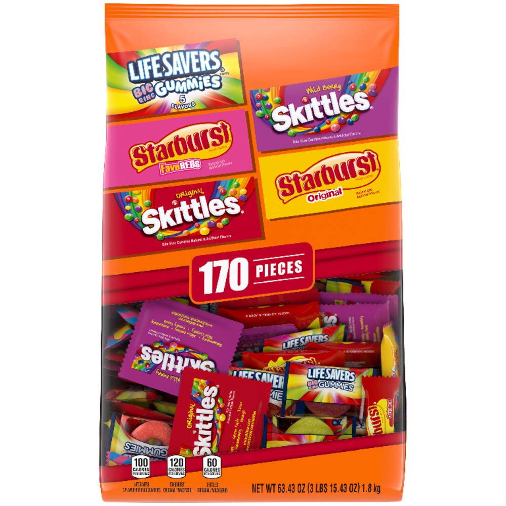 BOLSA CARAMELOS SKITTLES X 170 PCS