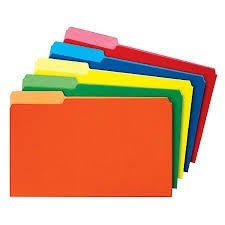 CARPETA MANILA COLORES