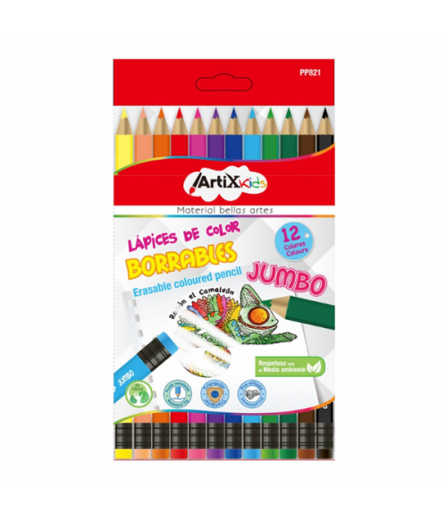 COLORES BORRABLES X 12 JUMBO MP