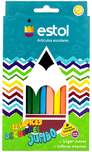 COLORES JUMBO X 12 ESTOL