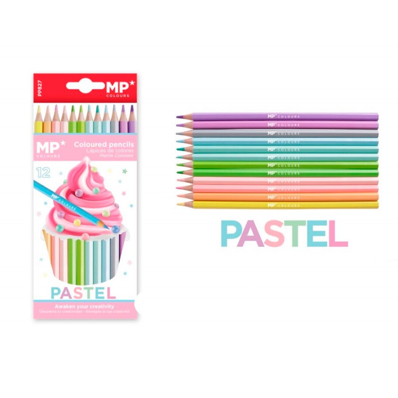 COLORES X 12 PASTEL MP