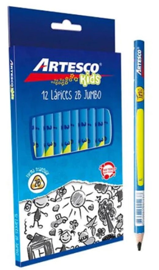 LAPIZ 2B JUMBO X 12 ARTESCO