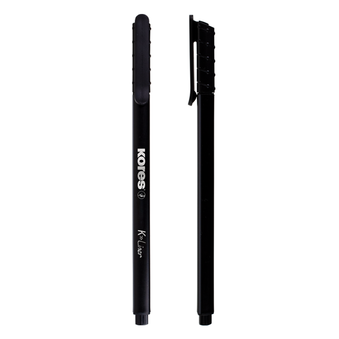 MARCADOR ROTULADOR NEGRO KORES