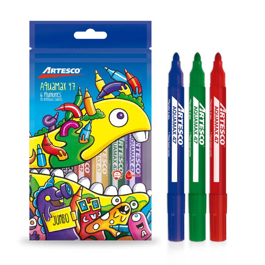 MARCADORES JUMBO X 6 ARTESCO