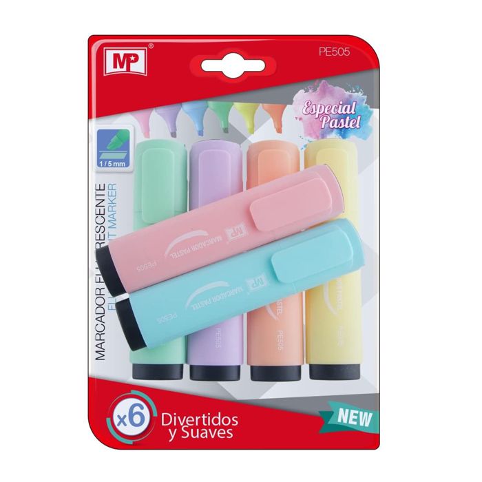 RESALTADORES PASTEL X 6