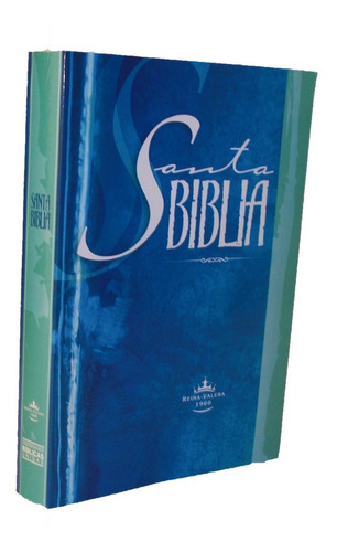 BIBLIA AGUAMARINO MEDIANA TAPA BLANDA. RV1960