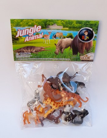 ANIMALES JUNGLA PEQ X 12