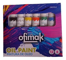 [AR01-000122] PINTURA DE OLEO X 6 OFIMAK