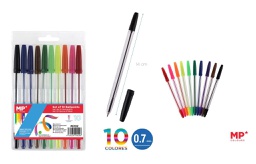 [BG05-000034] BOLIGRAFOS DE COLORES X 10 MP