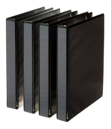 [MO32-000028] CARPETA 3 AROS 1/2&quot; NEGRA