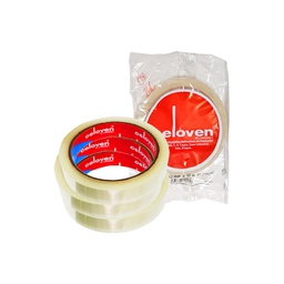 CINTA ADHESIVA 3/4 18MM TRANSPARENTE