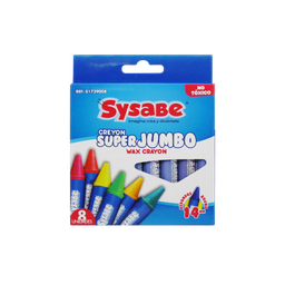 [CR15-000043] CREYONES DE CERA JUMBO X 12 SYSABE