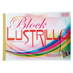 [AR01-000033] BLOCK PAPEL LUSTRILLO