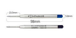 [BG05-000046] REPUESTO BOLIGRAFO PARKER METAL